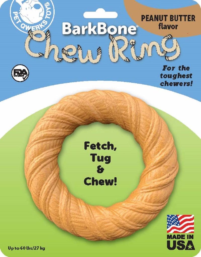 Barkbone Chew Ring - Sabor Mantequilla de Maní - Medium